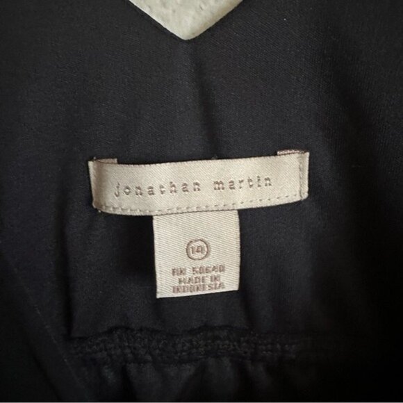 Vintage Y2K Whimsigoth Elegant Black Tiered Ruffle Dress Size 14 NWT - Picture 8 of 11